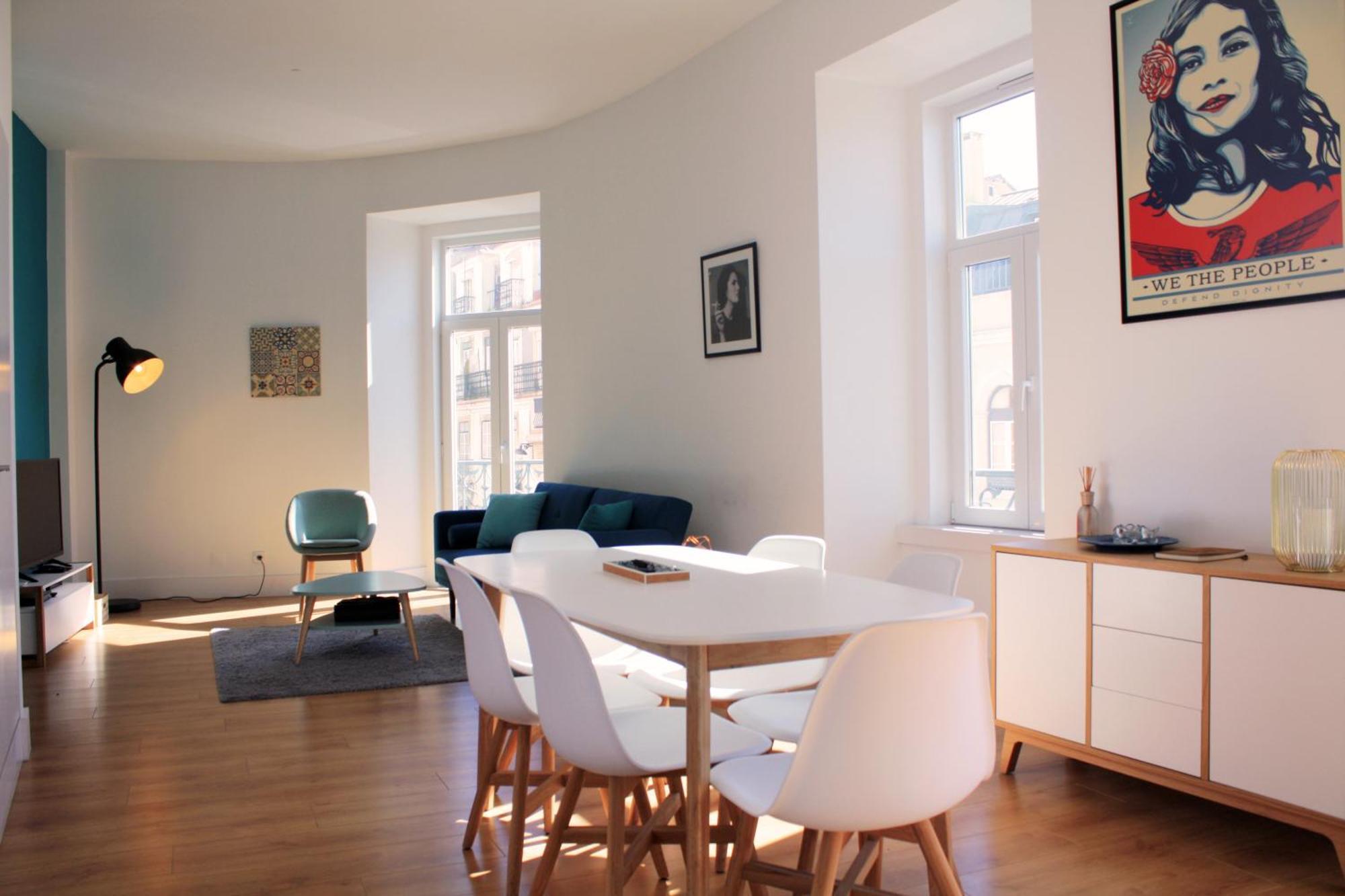 Sunny 3Bdr Apartment In Graca By Lovelystay Lizbona Zewnętrze zdjęcie